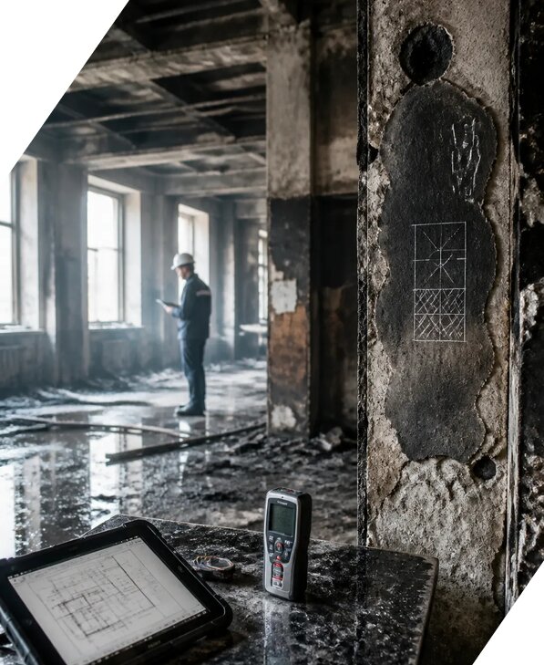 Обследование зданий после пожара в Копейске от 15395 р. | ЭкспертизаРоссия