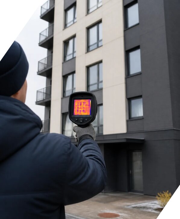 Тепловизионное обследование зданий в Копейске от 5132 р. | ЭкспертизаРоссия