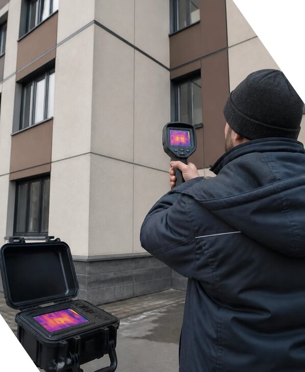 Тепловизионное обследование зданий и сооружений в Копейске